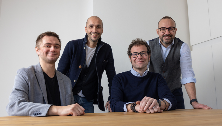 I board member di Delex Digital: Alex Skerlavaj, Marco Bianchi, Massimiliano Eramo e Domenico Contella