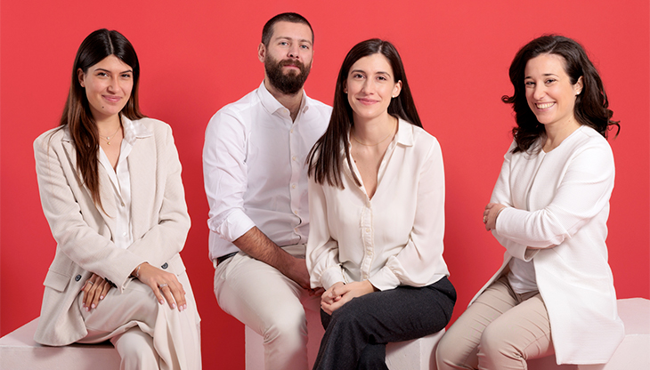 Giulia Laura Peracchio, Alberto Bommartini, Benedetta Andreozzi e Chiara Aldeghi  