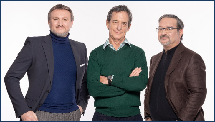 Davide D’Amico, Umberto Hardouin e Franco Daria