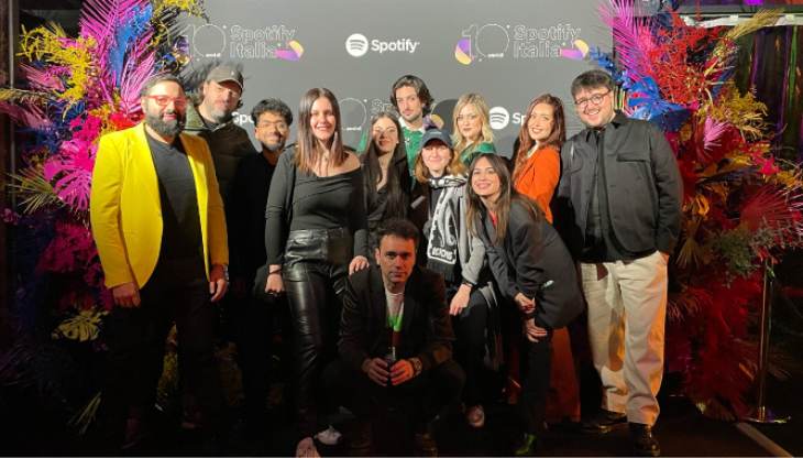 Il team e i talent di Show Reel Factory a Sanremo