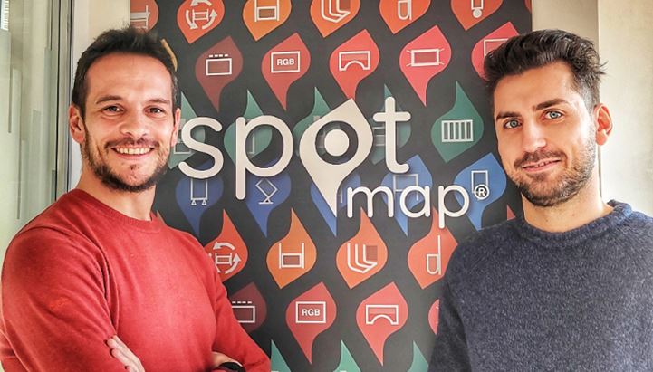 I founder di Spotmap, da sinistra: Sergio Barbone (CEO) e Alessio Bernardoni (Strategist Manager Out of Home)