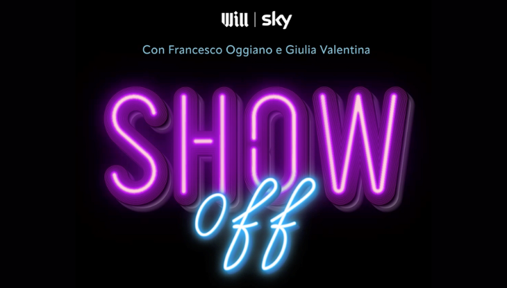 Un dettaglio della locandina dedicata al lancio di Show Off
