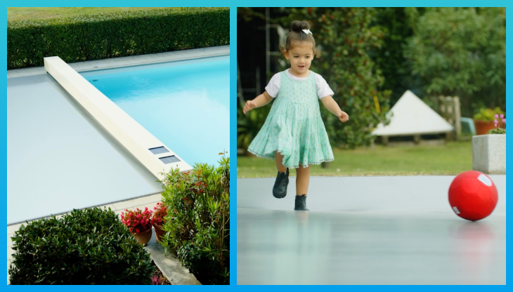 Alcune immagini dallo spot Abritaly dedicato al prodotto Coverseal