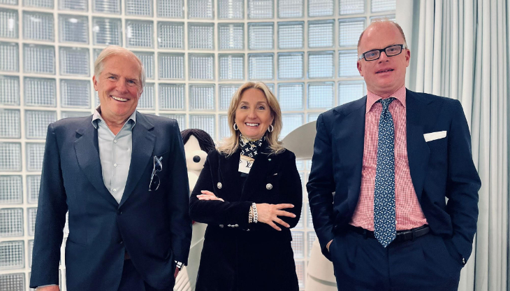 Starhotels sceglie A.Testa. Da sinistra: Marco Testa, Elisabetta Fabri e Nicola Belli