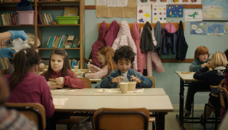 Un frame della campagna "Open carbonara"