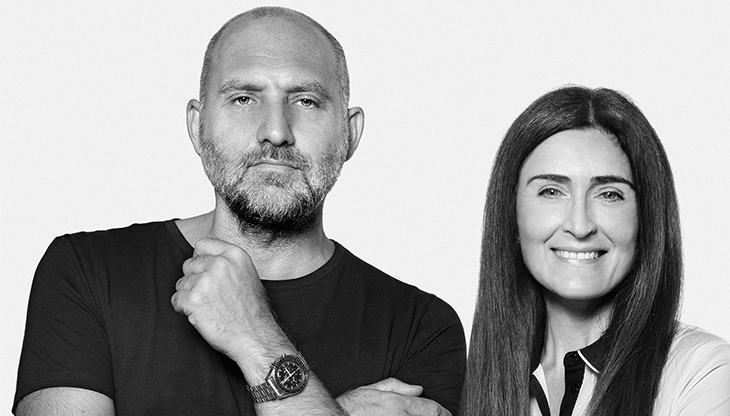 Francesco Bozza e Marta Di Girolamo, rispettivamente Chief Creative Officer e Ceo di Grey 