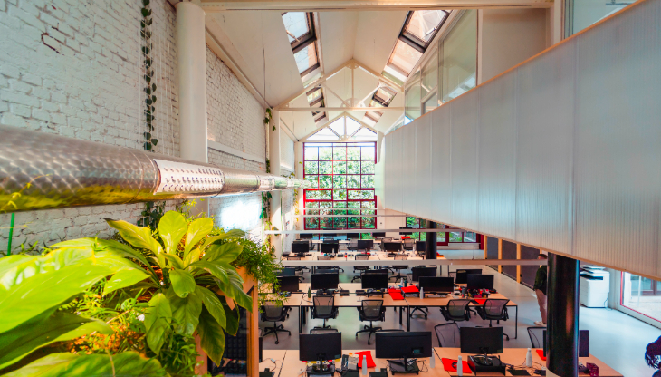 Un'immagine del nuovo coworking PL7