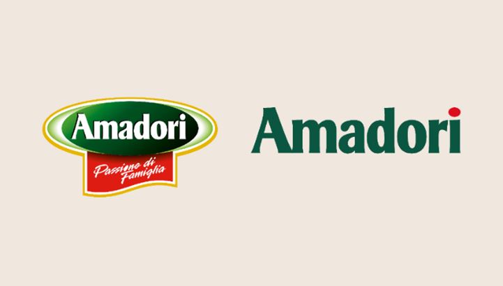 A destra il nuovo logo Amadori