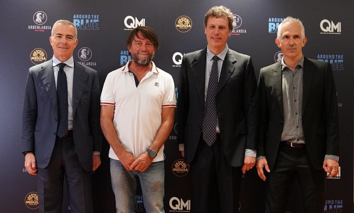 Gianpaolo Letta, Giovanni Soldini, Giovanni Cova e Leonardo Godano