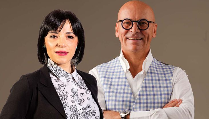 Laura Rullo insieme a Luca Targa di Inside