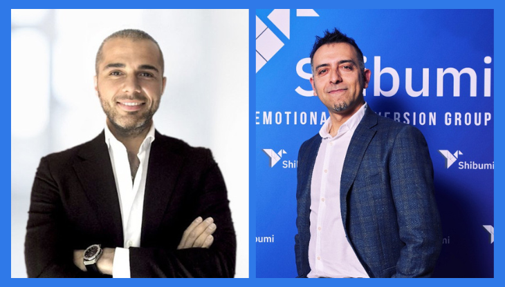 Angelo Palumbo, Ceo di Blogmeter, e Andrea Cannizzaro, Ceo di Shibumi Group