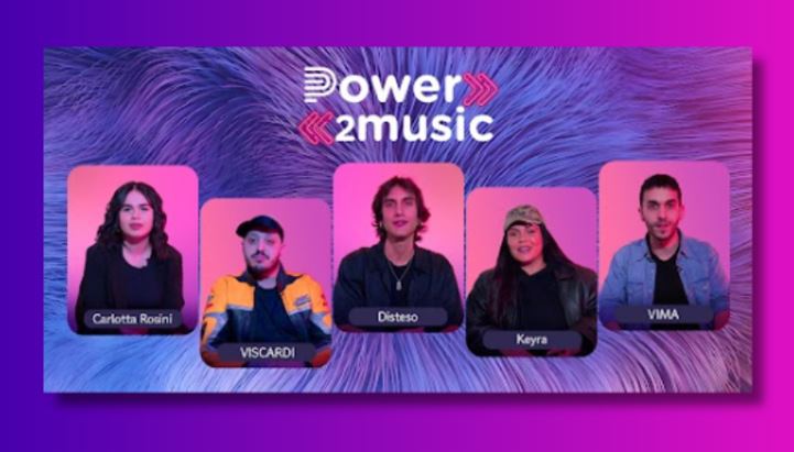I cinque vincitori del contest Power2Music promosso da Pulsee Luce e Gas