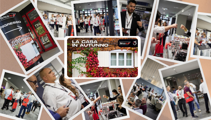 Alcuni momenti dell'evento fieristico "La Casa in Autunno" organizzato da Brico io