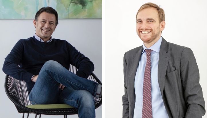 Gaetano Contento, Ceo di Never Before Italia, e Domenico Lanzilotta, co-fondatore di Blum