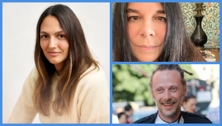 Da sinistra in senso orario: Barbara Digiglio, Adriana Di Lello e Gianluca Cantaro