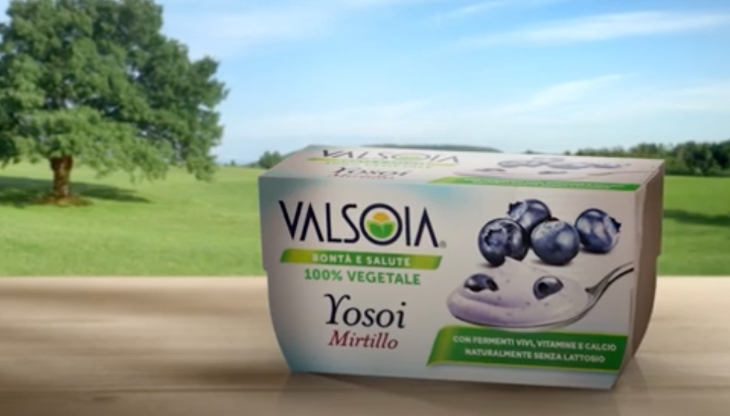 Nella foto, un'immagine tratta da un recente spot di Valsoia