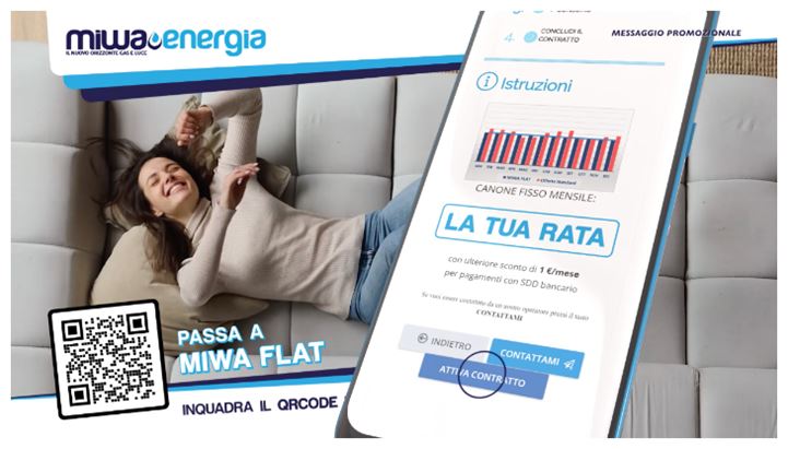 MIWA energia torna in Tv per raccontare i benefici della nuova offerta. Firma Yolo Plus