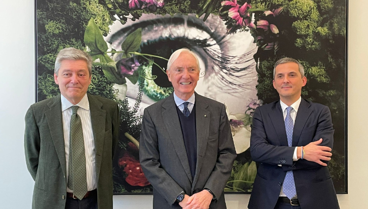 Da sinistra: Giovanni Ghelardi, Lorenzo Sassoli e Enzo Frasio