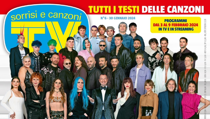 Tv Sorrisi e Canzoni protagonista a Sanremo 2024: ecco le iniziative in programma  