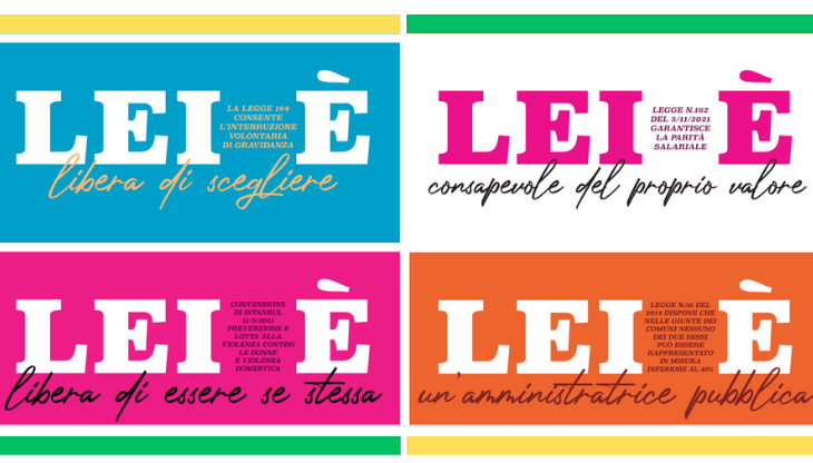 Hub09 per i Diritti Delle Donne con la campagna sociale Lei È 