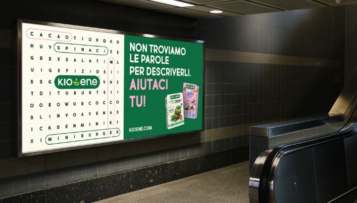 "ho perso le parole”, la nuova campagna ooh di Kioene 