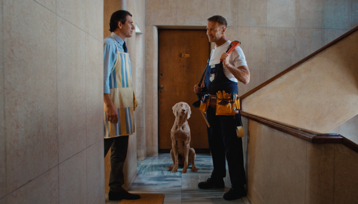 Rocco Siffredi in veste di idraulico nel nuovo spot di Segugio.it firmato H-57