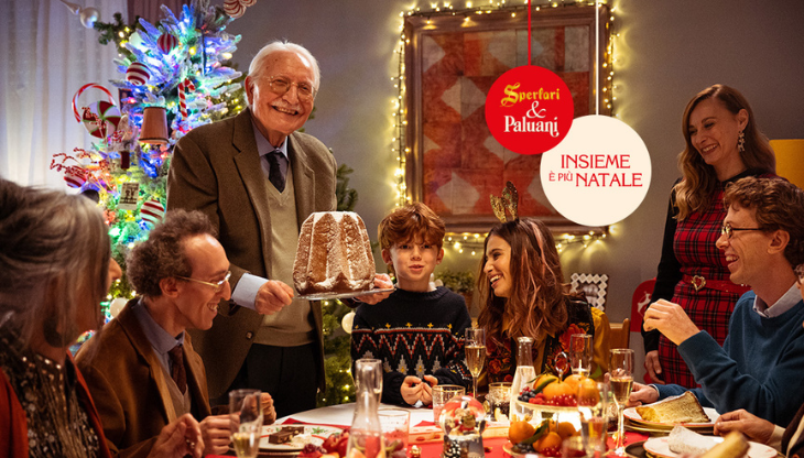 Sperlari e Paluani insieme nello spot "Insieme è più Natale”