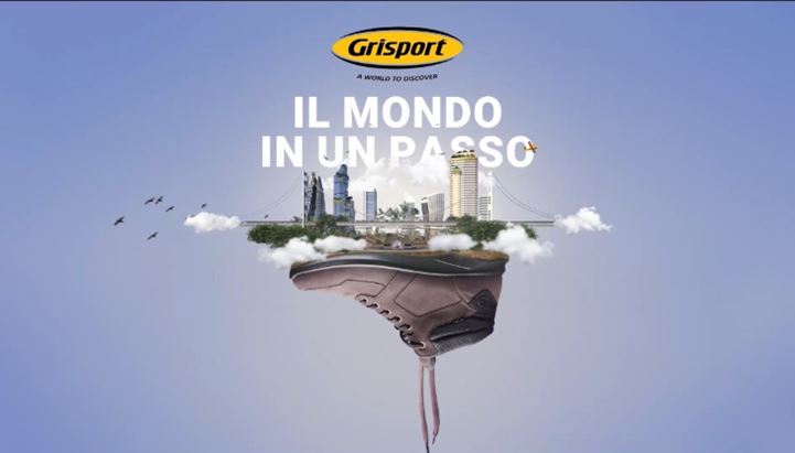 Un'immagine dello spot Grisport