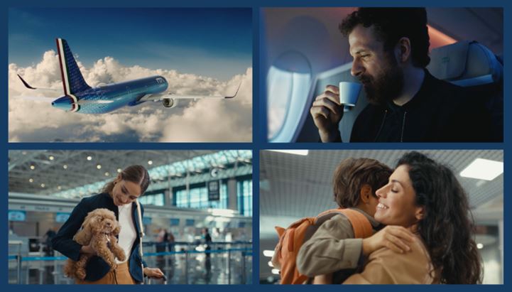 Alcuni frame dal nuovo spot ITA Airways