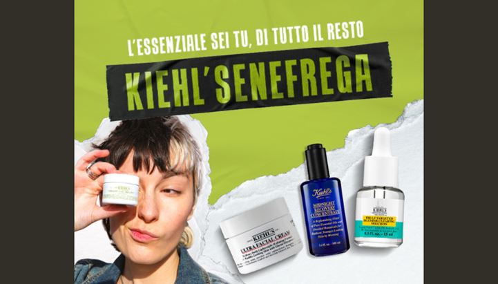 Un'immagine della nuoca campagna di Kiehl's