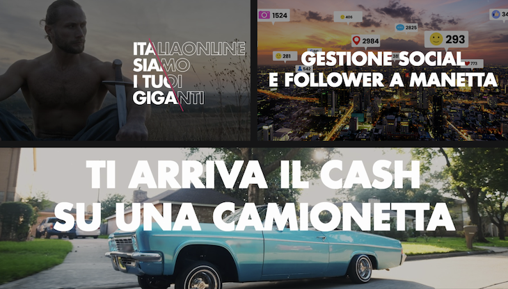 Alcune immagini tratte dal nuovo spot di Italiaonline