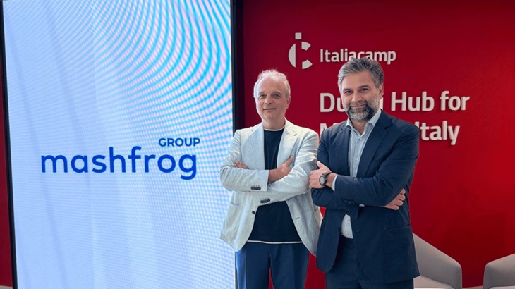 Edoardo Narduzzi, Ceo Mashfrog Group, e Leo Cisotta General Manager Italiacamp Emea Fzco - Dubai Hub for Made in Italy