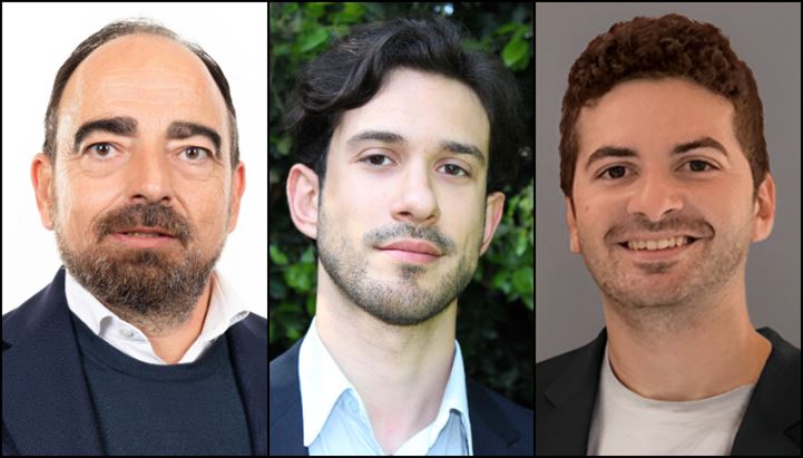 Da sinistra, Michele Salani, Stefano Conti e Francesco Mancuso