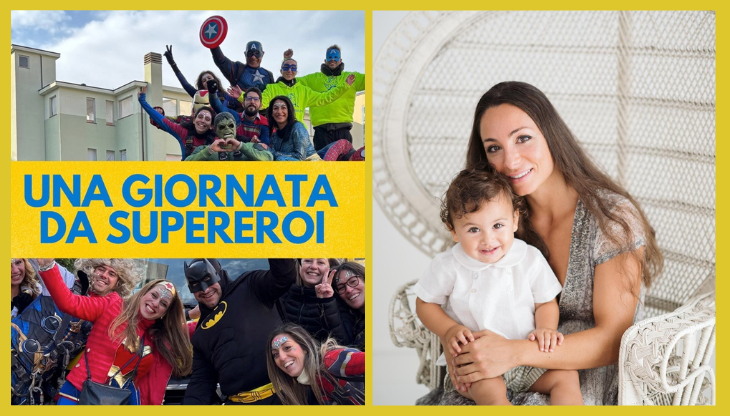 A sinistra nella foto, Rachele Miscioscia