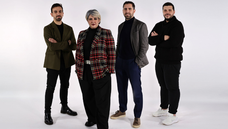 da sx a dx Simone Gambardella, Emanuela Chiappa, Francesco Alivia e Luca Scarinzi 