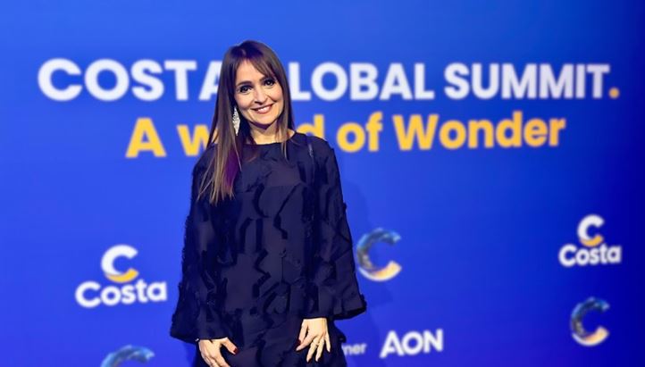 Giovanna Loi, VP Marketing & Direct Sales, all'evento "Costa Global Summit" 2024 di Costa Crociere