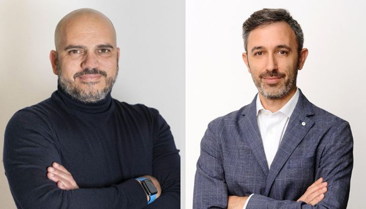 Nicola Amelio di PressComm Tech e Gianluca Marchese di Outbrain