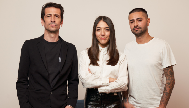 Matteo Maffucci, Benedetta Balestri ed Eugenio Scotto, fondatori di One Shot Group
