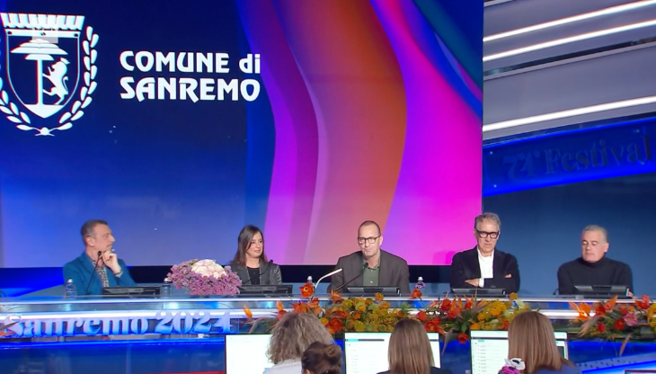 Un'immagine della conferenza stampa. Al centro, Gian Paolo Tagliavia