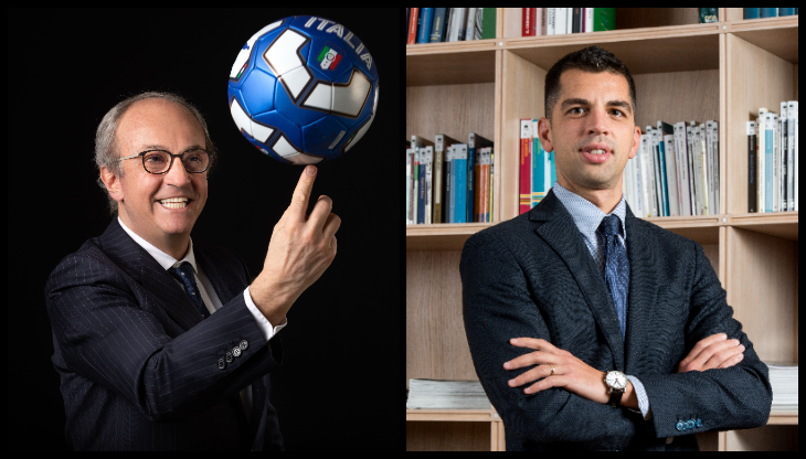 Da sinistra, Luca Barabino e Marco Lastrico