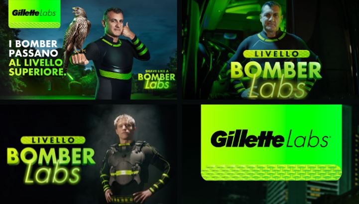 Bobo Vieri e lo streamer Piz sono i volti della campagna "Livello Bomber Labs" di Gillette Labs