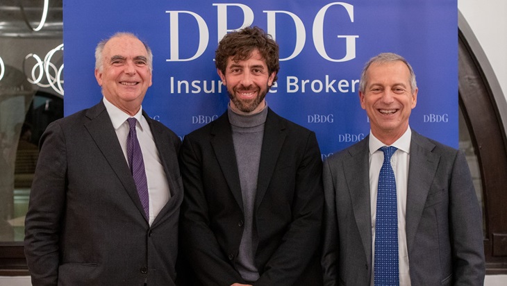 Alessandro De Besi, Presidente di DBDG, Marco Ruggeri, Ceo di DeepBlue Works, e Andrea Di Giacomo, Ceo di DBDG