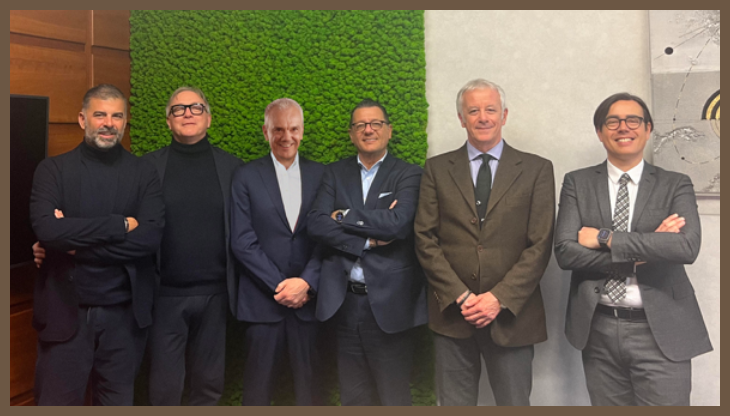 Davide Arduini, Alberto Leonardis, Donato Iacovone, Andrea Cimenti, Marco Racano e Massimo Briolini