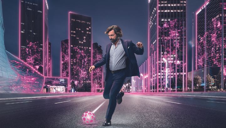 Andrea Pirlo testimonial nella pubblicità Intred