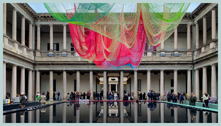 Installazione "Come all creators" di Kohler (foto di Lavinia Elettra Reggiani)