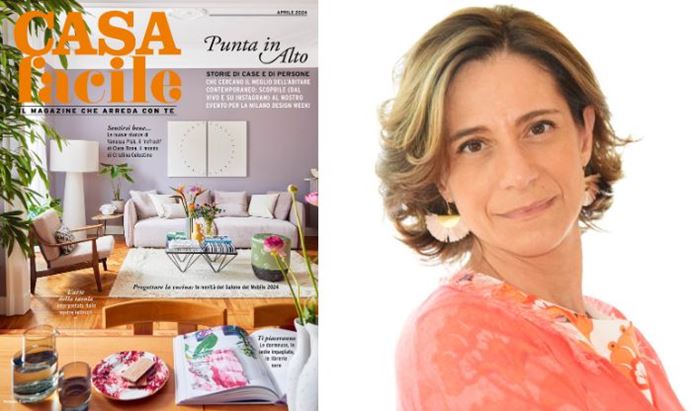 La nuova cover di CasaFacile e il Direttore del magazine, Francesca Magni