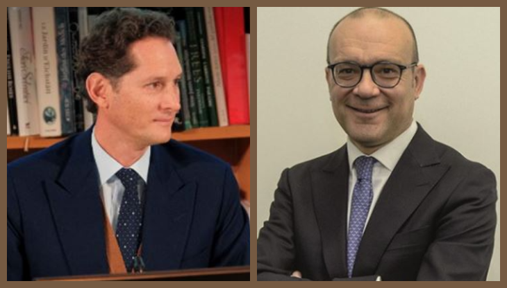 John Elkann e Maurizio Scanavino