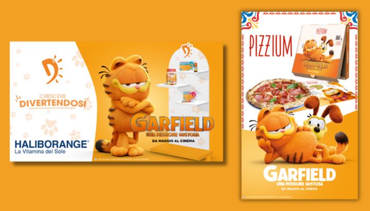 I progetti di co-marketing realizzati da Wepromo per l'uscita del film "Garfield – Una Missione Gustosa"