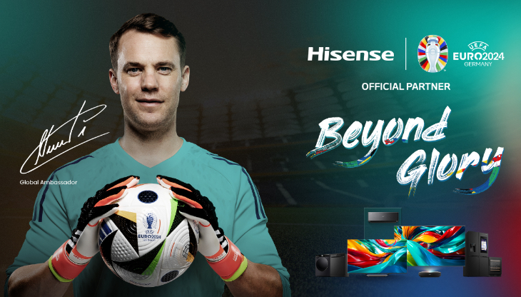 Il portiere Manuel Neuer è il nuovo testimonial di Hisense