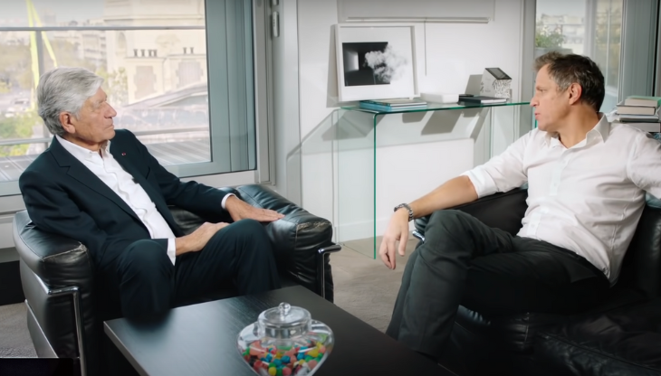 Maurice Lévy e Arthur Sadoun